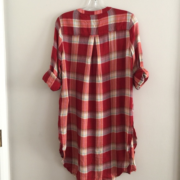 NWT Anthropologie Lucie Plaid Tunic - Picture 6 of 8
